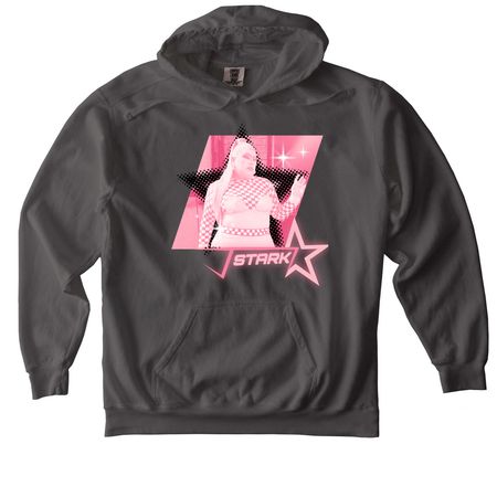 Y2SLAY!, a Pepper Comfort Colors Pullover Hoodie