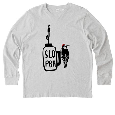 SLO Prescribed Burn Association, a Cool Heather Grey Stanley/Stella Unisex Creator 2.0 Long Sleeve Tee