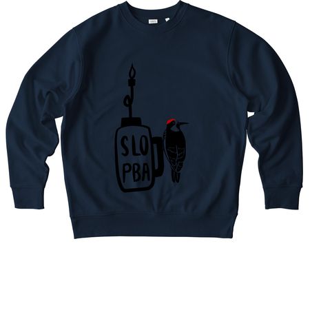 SLO Prescribed Burn Association, a French Navy Stanley/Stella Unisex Changer 2.0 Crewneck Sweatshirt