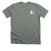 FSF Front and Back Logo, a Deep Heather Premium Unisex Tee