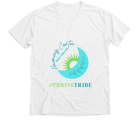HCWC Summer 2023, a Solid White Blend Premium V-Neck Tee