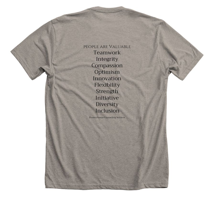 Forensic Therapists, a Heather Stone Premium Unisex Tee (back-view)