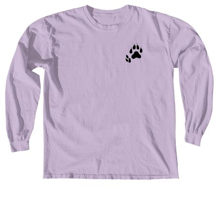 Une Rumeur, a Orchid Comfort Colors Long Sleeve Tee