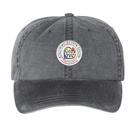 St. Stephen's UCC Church Merch, a Black Printed Pigment Dye Baseball Cap
