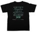Kingdom Youth, a Black Comfort Colors Unisex Tee (back-view)