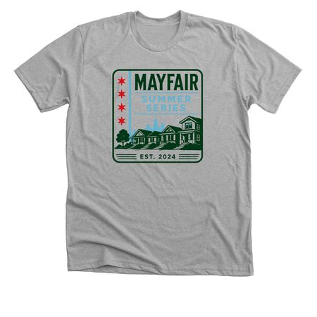 Mayfair SS Street Tops, a Athletic Heather Premium Unisex Tee