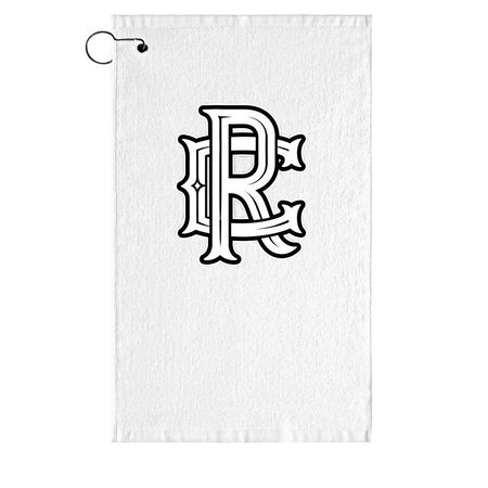 Rock Creek Golf Towel, a White Golf Towel