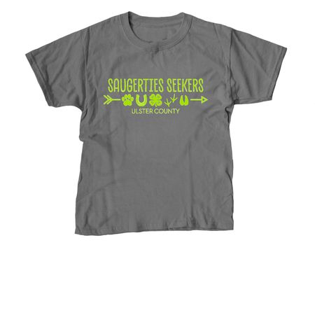 SEEKERS SWAG, a Charcoal Youth Unisex Tee