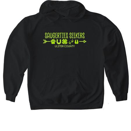 SEEKERS SWAG, a Black Gildan Softstyle Pullover Hoodie