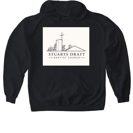 SDBC ANNIVERSARY MERCH, a Black Gildan Softstyle Pullover Hoodie