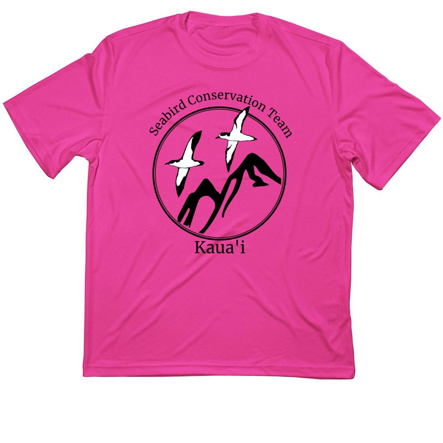'A'o & 'Ua'u Shirt - Performance, a Neon Pink Classic Performance Tee