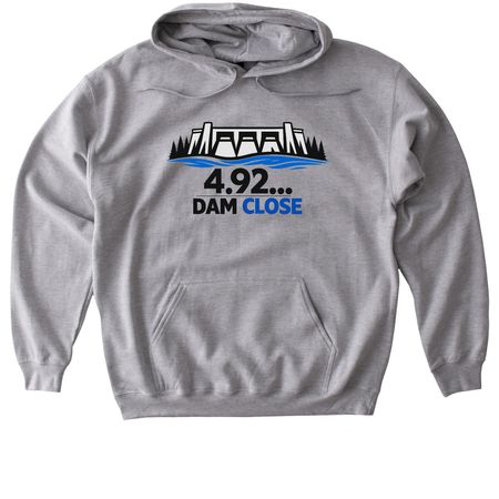 4.92...Dam Close, a Sport Grey Gildan Softstyle Pullover Hoodie
