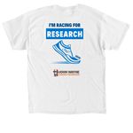 2026 SurgOnc Race for Research, a White Classic Unisex Tee (back-view)