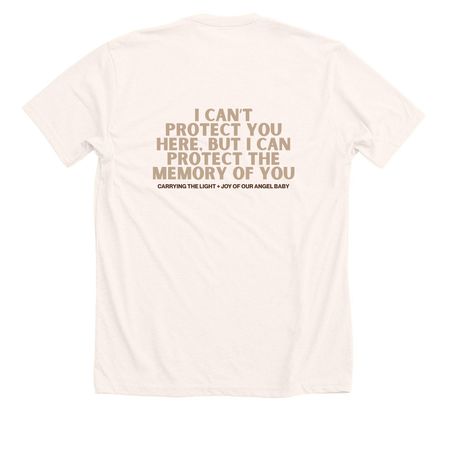 I am 1 in 4, a Heather Natural Premium Unisex Tee (back-view)
