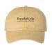 BreathWorks Hat, a Mustard Printed Pigment Dye Baseball Cap