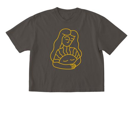 Sol Woman (Mustard), a Pepper Comfort Colors Boxy Tee