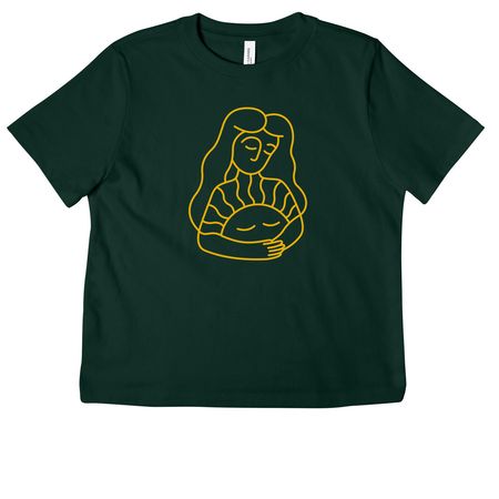 Sol Woman (Mustard), a Forest Women's Heavyweight Tee