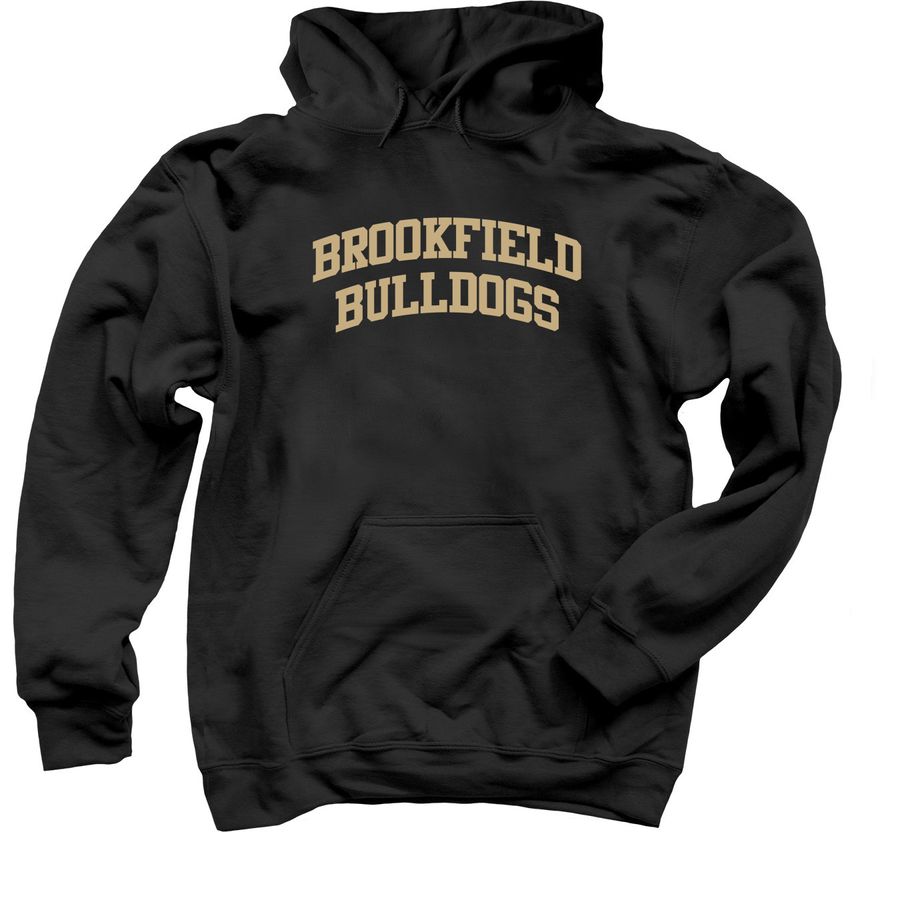 Brookfield Bulldogs Hoodie, a Black Pullover Hoodie