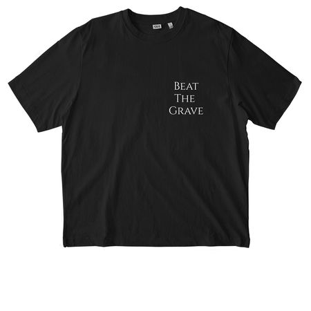 Faith over flesh, a Black Stanley/Stella Unisex Freestyler Heavyweight Tee