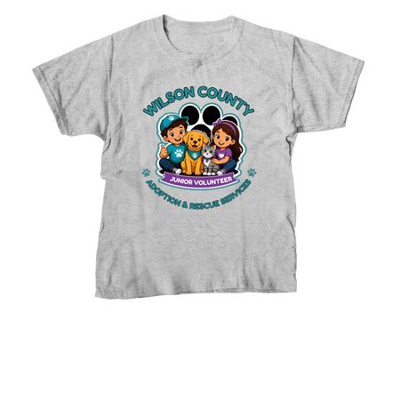 Junior Volunteer Gear, a Sport Grey Youth Unisex Tee