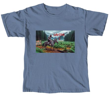 Saving Z (1), a Blue Jean Comfort Colors Unisex Tee
