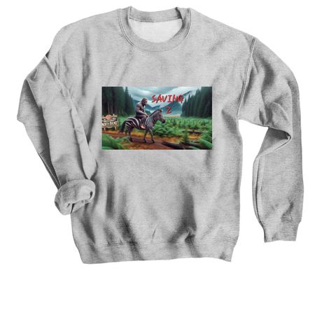 Saving Z (1), a Sport Grey Crewneck Sweatshirt