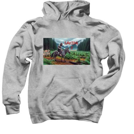 Saving Z (1), a Sport Grey Pullover Hoodie