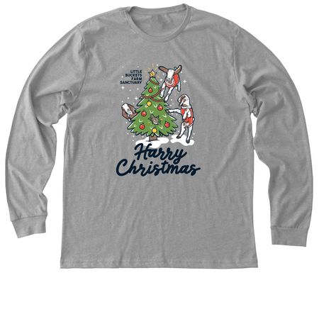 Harry Christmas!, a Athletic Heather Premium Long Sleeve Tee