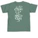 The Friends of the Pamet River T-Shirt, a Light Green Comfort Colors Unisex Tee (back-view)