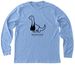 BRANTOSAURUS, a Heather Carolina Blue Premium Long Sleeve Tee
