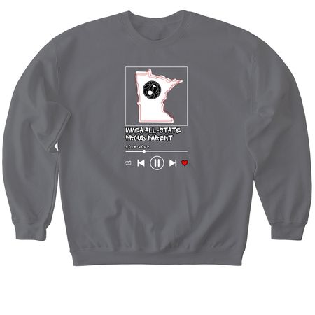 All-State PARENT 2026-27, a Charcoal Softstyle Crewneck Sweatshirt