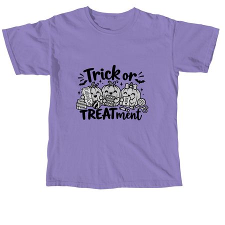 Trick or TREATmeant, a Violet Comfort Colors Unisex Tee