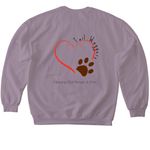 Tail Waggers HOPP Shirts, a Paragon Softstyle Crewneck Sweatshirt (back-view)