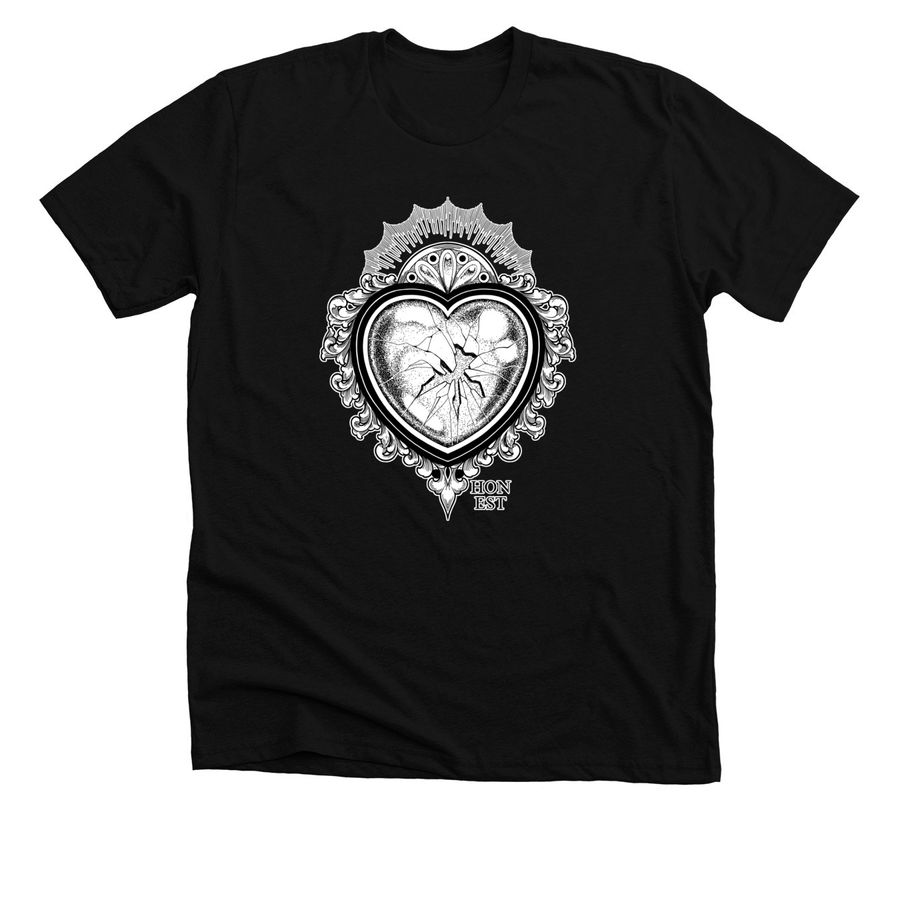 Honest Bob Needs A Heart Operation!, a Solid Black Blend Premium Unisex Tee