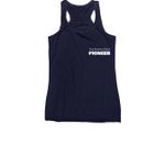 Spanish Peaks!, a Navy Women's Racerback (back-view)