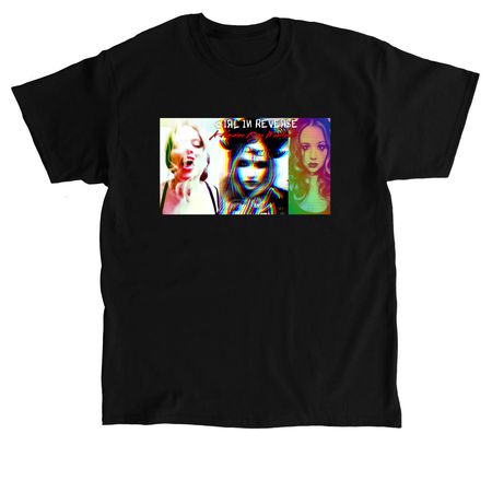 GIRL IN REVERSE MERCH, a Black Classic Unisex Tee