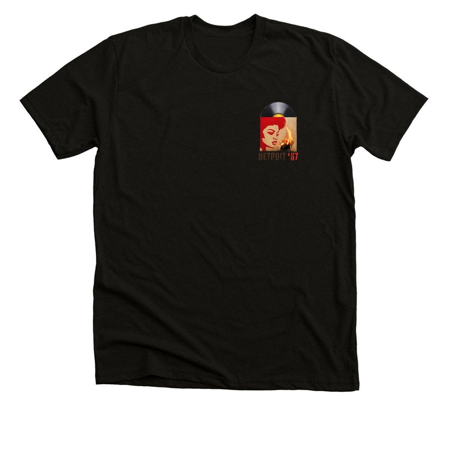 Detroit '67 Show Shirt!&nbsp;, a Solid Black Blend Premium Unisex Tee