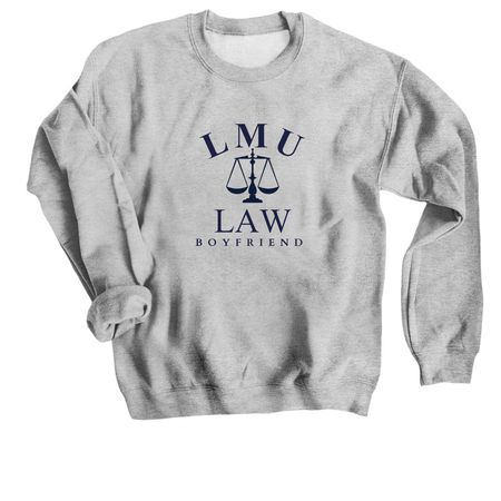 LMU DSOL Boyfriend Hoodies/Sweatshirts, a Sport Grey Crewneck Sweatshirt