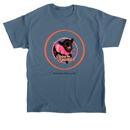 Winter shelter fundraiser-Bring the Sparkle&nbsp;, a Indigo Blue Classic Unisex Tee