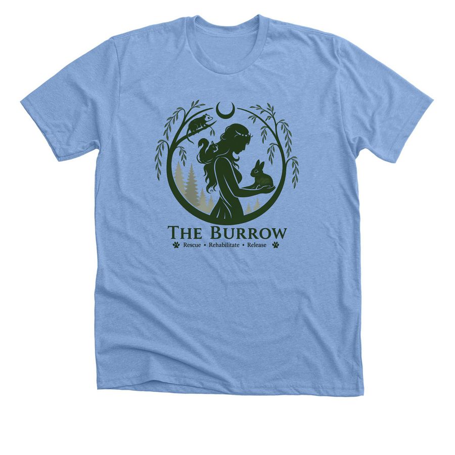 The Burrows Babies, a Heather Carolina Blue Premium Unisex Tee