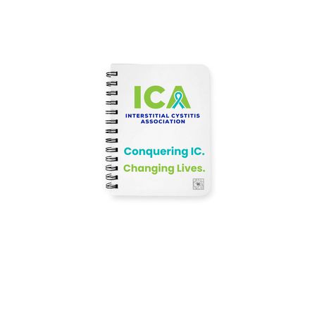 ICA Notebook, a White Spiral Notebook