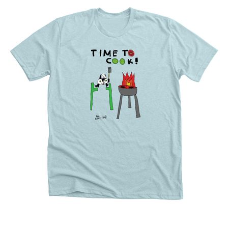 Grillmaster Shirt, a Heather Ice Blue Premium Unisex Tee