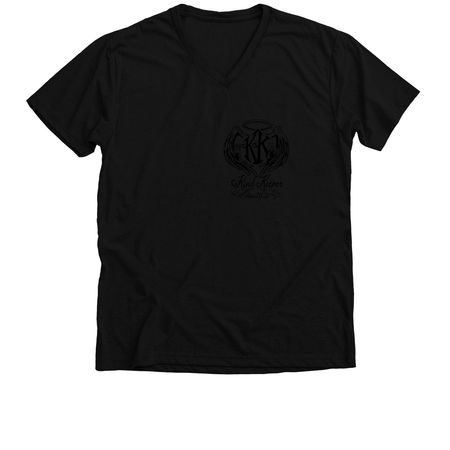 Kind Keeper Building, a Solid Black Blend Premium V-Neck Tee