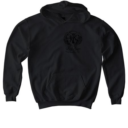 Kind Keeper Building, a Black Softstyle Youth Pullover Hoodie