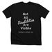 Not All DISABILITIES Are Visible, a Solid Black Blend Premium Unisex Tee