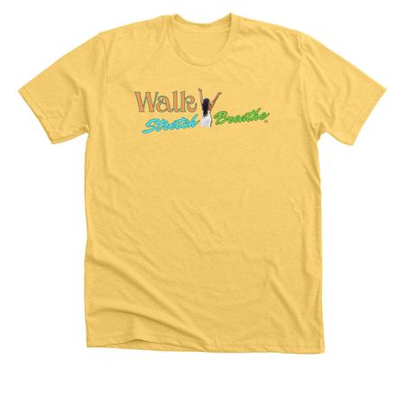 Walk Stretch Breathe Merch, a Heather Yellow Gold Premium Unisex Tee