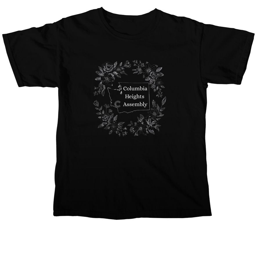 Washington State, a Black Comfort Colors Unisex Tee