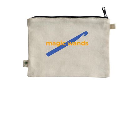 Magic Wands, a Natural 9"x7" Hemp Blend Pouch