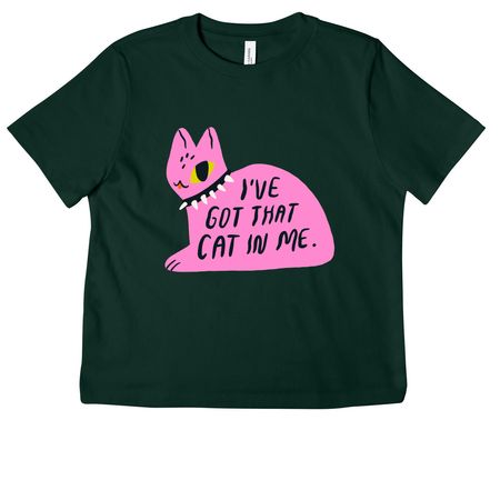 I've Got That Cat In Me, a Forest Youth Heavyweight Tee
