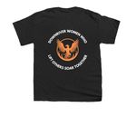 SOAR TOGETHER, a Black Youth Unisex Tee (back-view)